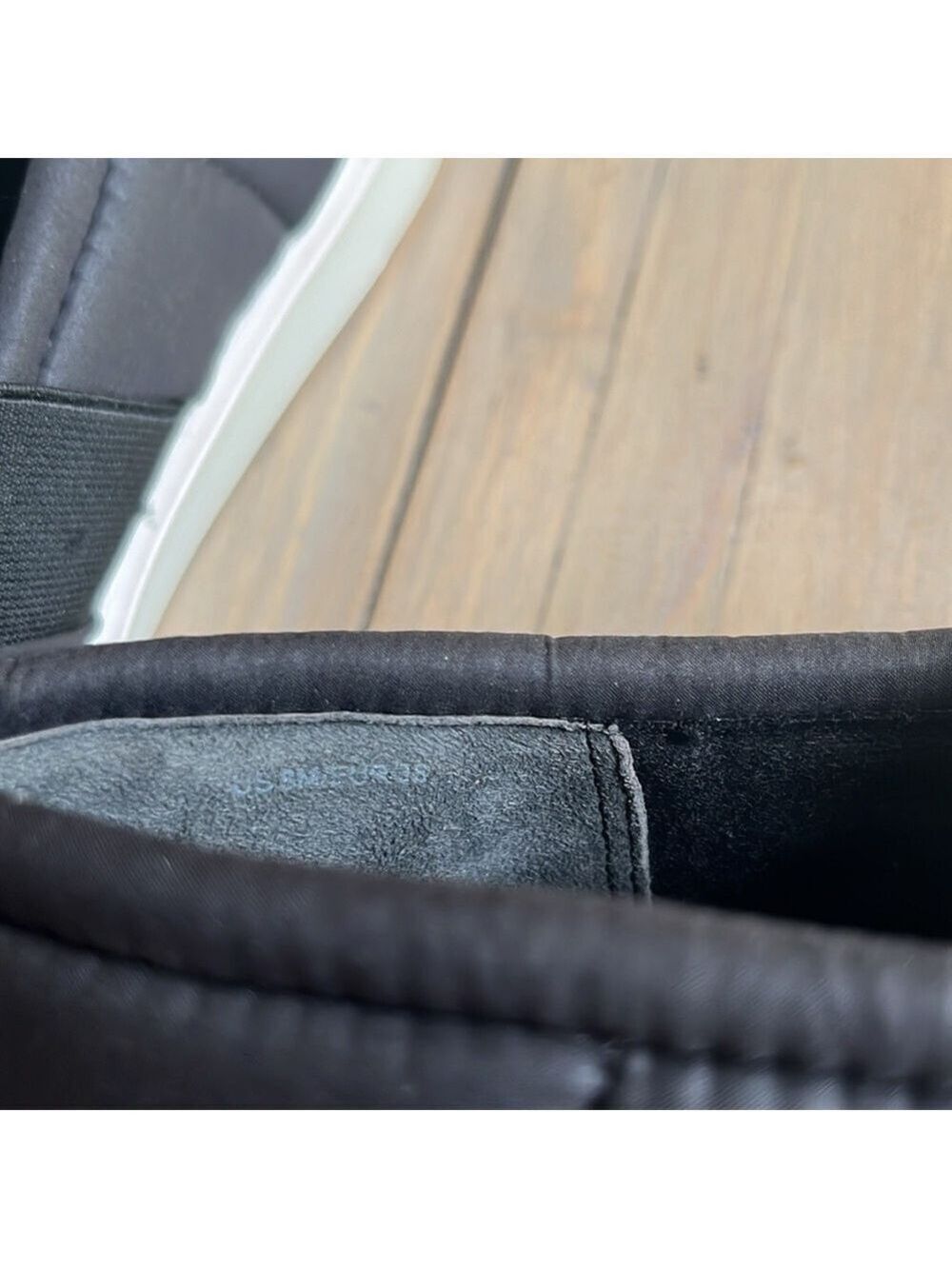 New VINCE Blair Quilted Nylon Slip-On Sneakers in Black US 9.5 - Picture 8 of 12